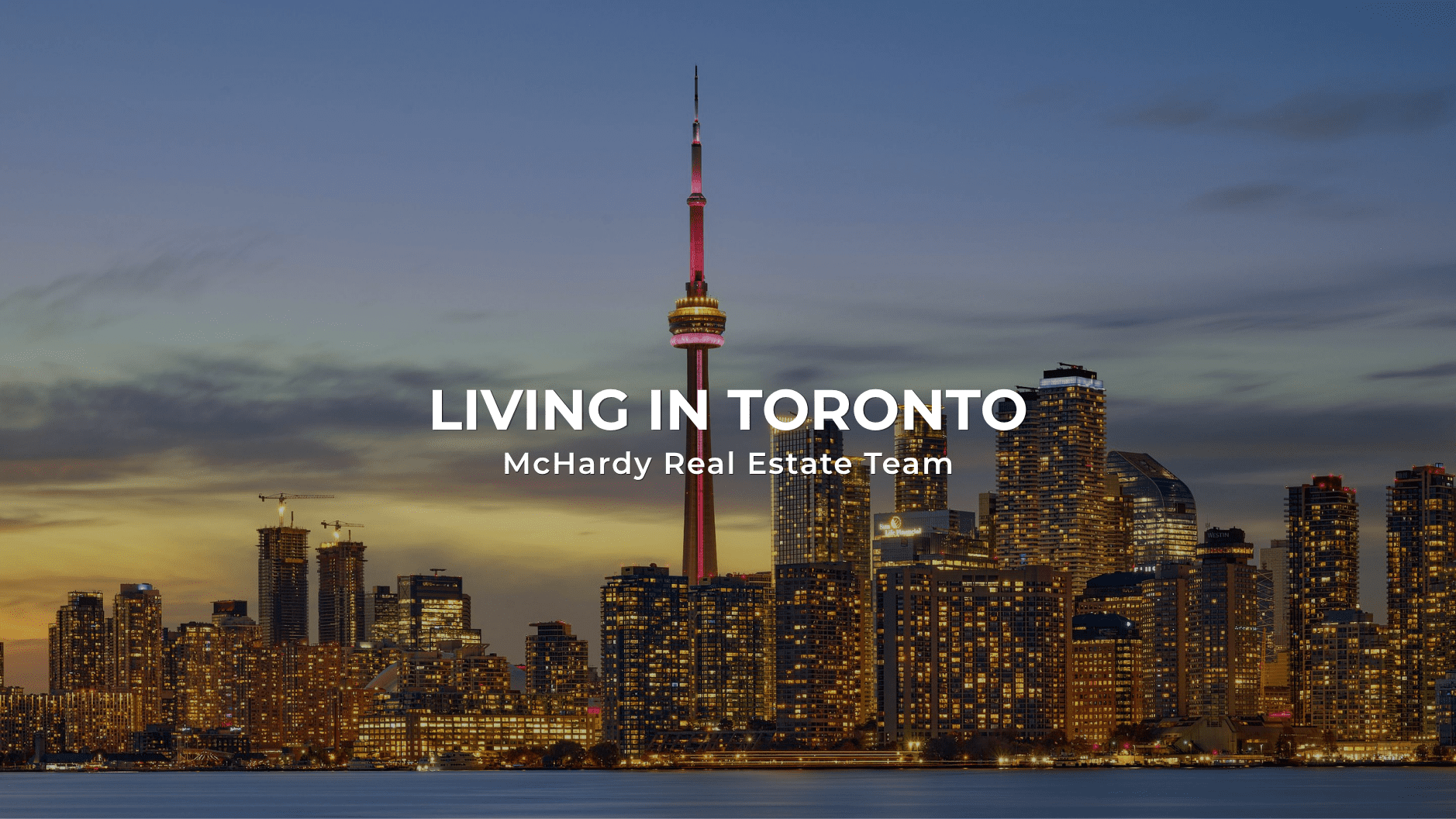 Toronto Skyline at Sunset